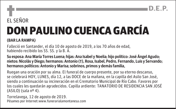 DON PAULINO CUENCA GARCÍA