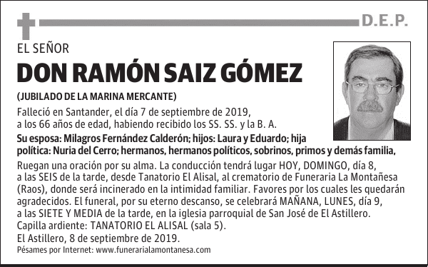 DON RAMÓN SAIZ GÓMEZ