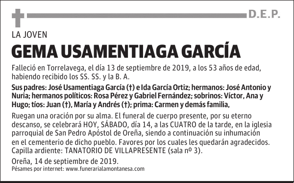 GEMA USAMENTIAGA GARCÍA