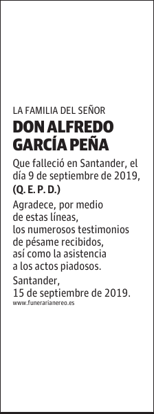 DON ALFREDO GARCÍA PEÑA