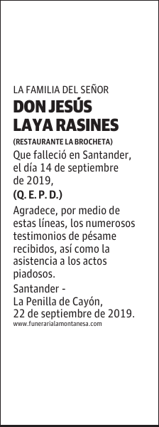 DON JESÚS LAYA RASINES