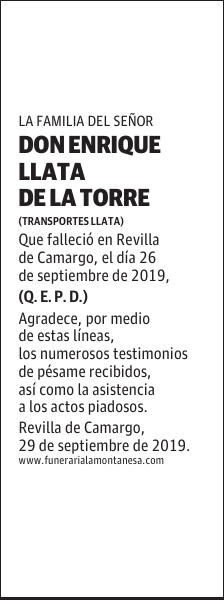 DON ENRIQUE LLATA DE LA TORRE