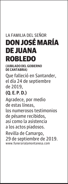 DON JOSÉ MARÍA DE JUANA ROBLEDO