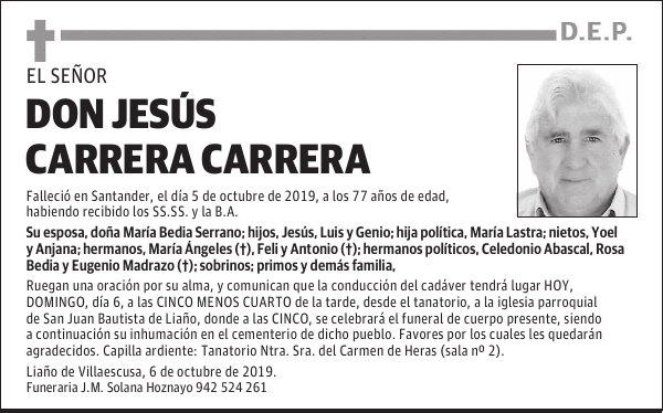 DON JESÚS CARRERA CARRERA