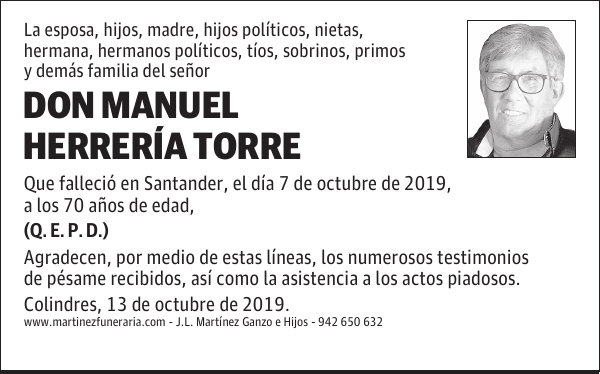 DON MANUEL HERRERÍA TORRE