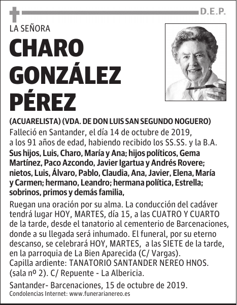 CHARO GONZÁLEZ PÉREZ