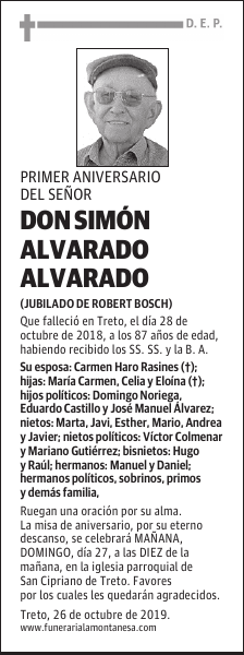 DON SIMÓN ALVARADO ALVARADO