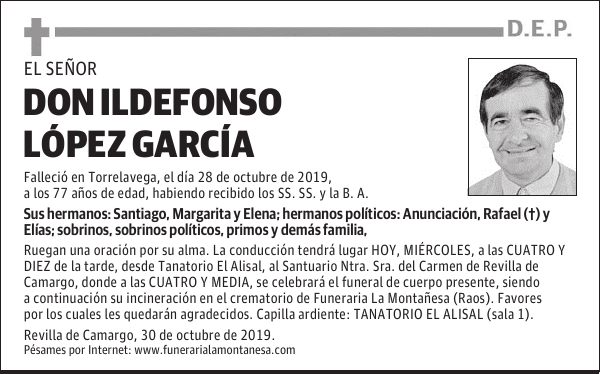 DON ILDEFONSO LÓPEZ GARCÍA