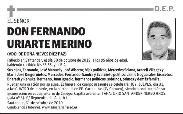 DON FERNANDO URIARTE MERINO