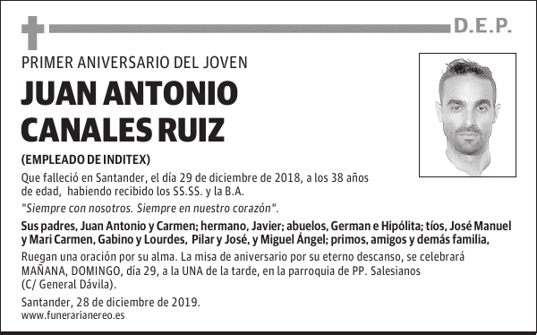 JUAN ANTONIO CANALES RUIZ