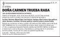 DOÑA CARMEN TRUEBA RABA