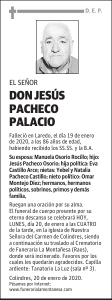 DON JESÚS PACHECO PALACIO