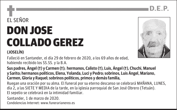 DON JOSE COLLADO GEREZ