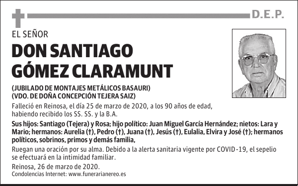 DON SANTIAGO GÓMEZ CLARAMUNT
