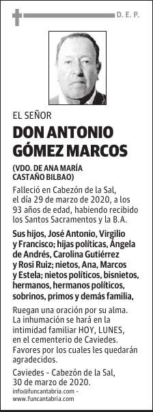 DON ANTONIO GÓMEZ MARCOS