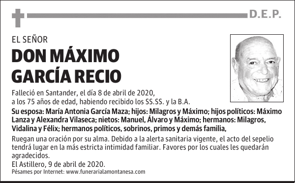 DON MÁXIMO GARCÍA RECIO