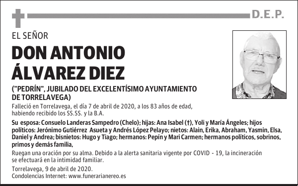 DON ANTONIO ÁLVAREZ DIEZ