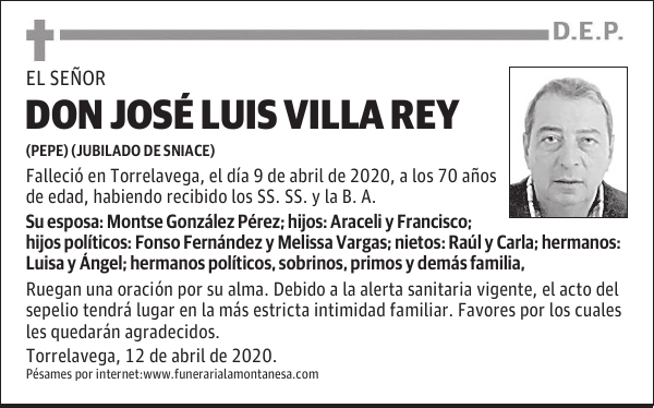 DON JOSÉ LUIS VILLA REY