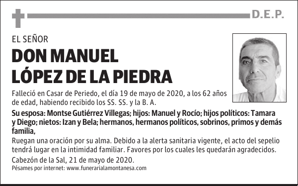 DON MANUEL LÓPEZ DE LA PIEDRA