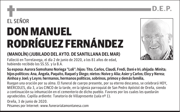 DON MANUEL RODRÍGUEZ FERNÁNDEZ