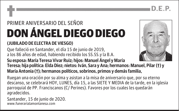 DON ÁNGEL DIEGO DIEGO