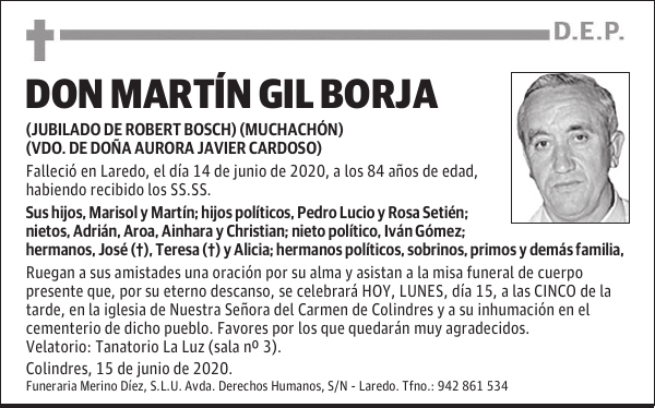 DON MARTÍN GIL BORJA