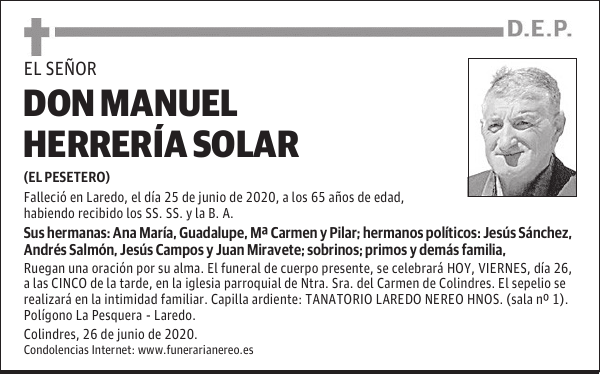 DON MANUEL HERRERÍA SOLAR