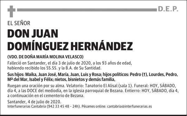 DON JUAN DOMÍNGUEZ HERNÁNDEZ