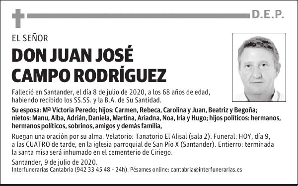 DON JUAN JOSÉ CAMPO RODRÍGUEZ