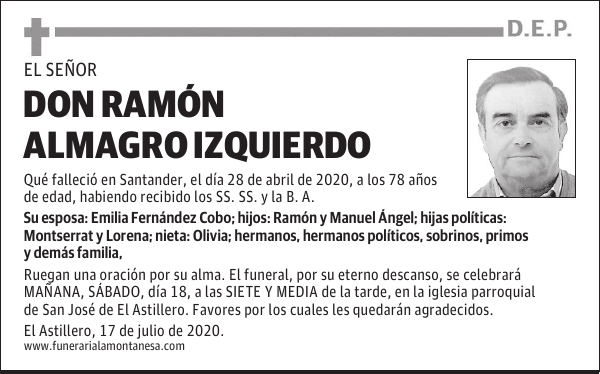 DON RAMÓN ALMAGRO IZQUIERDO