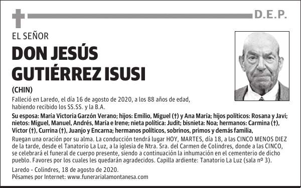 DON JESÚS GUTIÉRREZ ISUSI