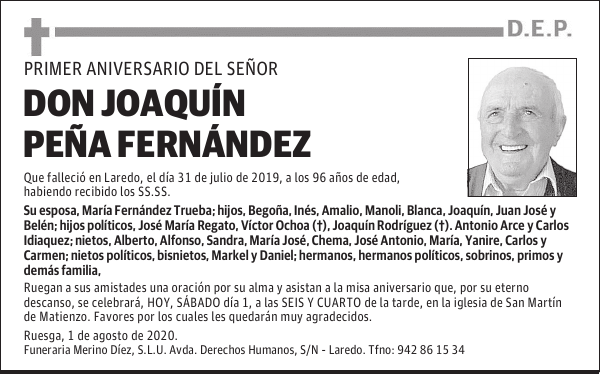 DON JOAQUÍN PEÑA FERNÁNDEZ