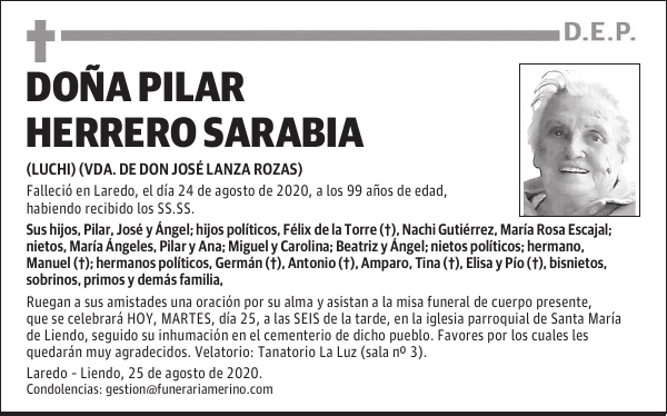DOÑA PILAR HERRERO SARABIA