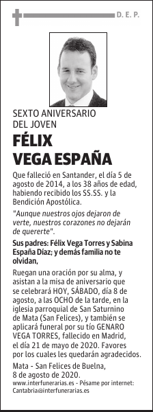 FÉLIX VEGA ESPAÑA