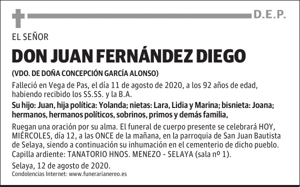 DON JUAN FERNÁNDEZ DIEGO