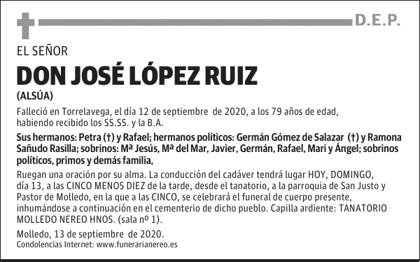 DON JOSÉ LÓPEZ RUIZ