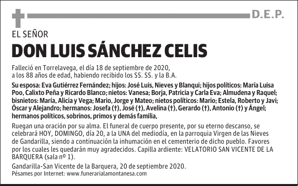 DON LUIS SÁNCHEZ CELIS