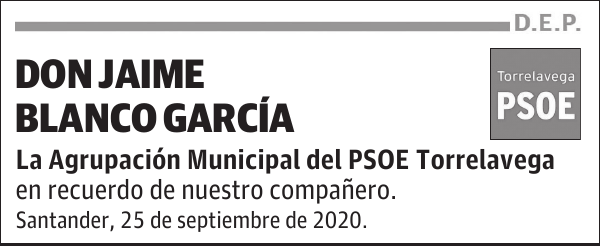 DON JAIME BLANCO GARCÍA