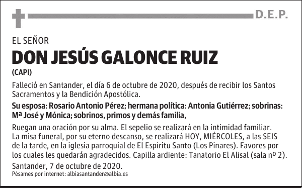 DON JESÚS GALONCE RUIZ