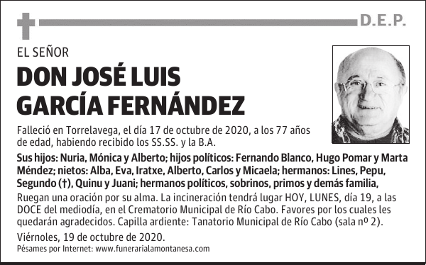 DON JOSÉ LUIS GARCÍA FERNÁNDEZ