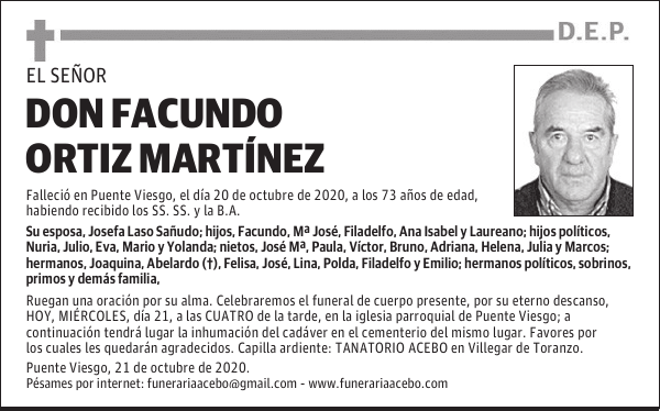 DON FACUNDO ORTIZ MARTÍNEZ