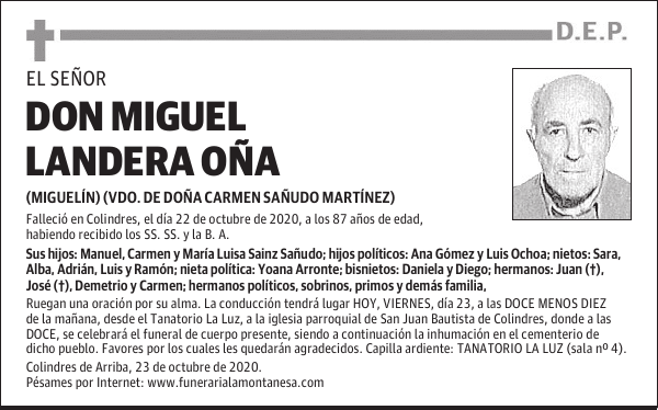 DON MIGUEL LANDERA OÑA