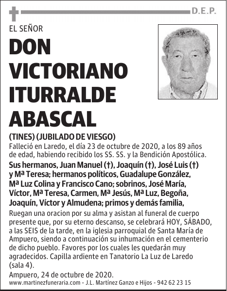 DON VICTORIANO ITURRALDE ABASCAL