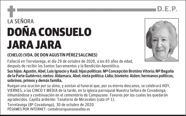 DOÑA CONSUELO JARA JARA