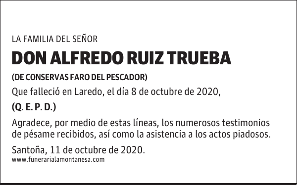 DON ALFREDO RUIZ TRUEBA