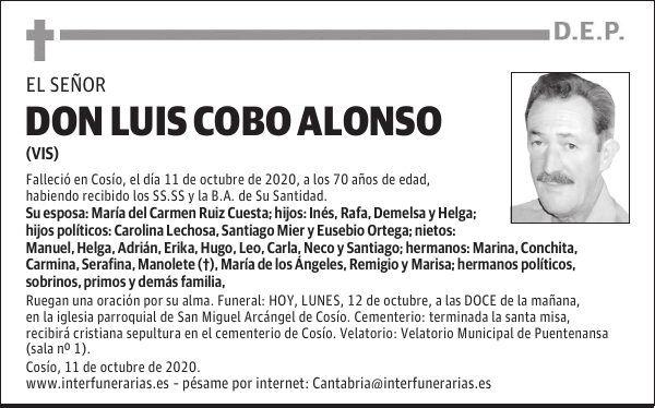 DON LUIS COBO ALONSO