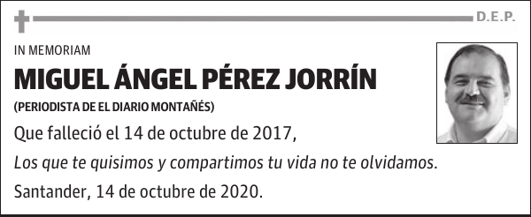 MIGUEL ÁNGEL PÉREZ JORRÍN