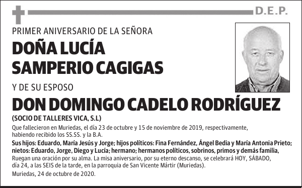 DOÑA LUCÍA SAMPERIO CAGIGAS