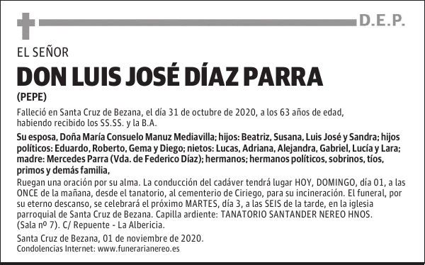 DON LUIS JOSÉ DÍAZ PARRA