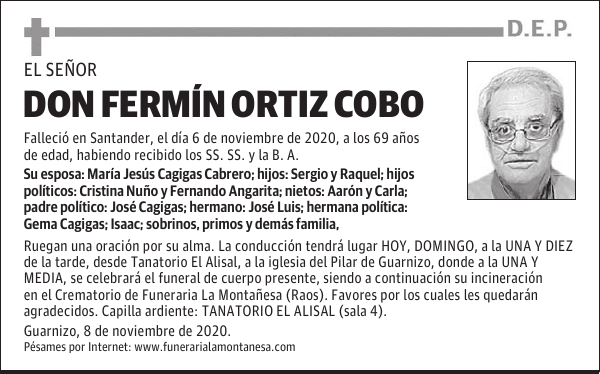 DON FERMÍN ORTIZ COBO